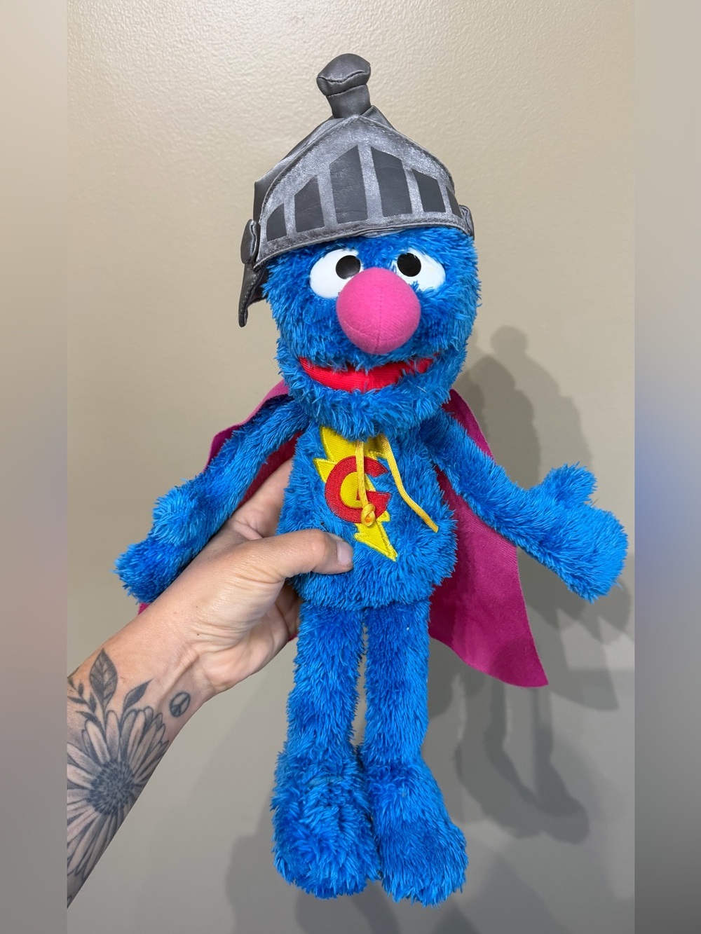 Sesame Street Interactive Flying Super Grover Talking Plush Doll